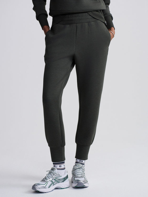 Varley Slim Cuff Pant 27.5” - Olive Marl Sleepwear - Other Sleepwear - Loungewear by Varley | Grace the Boutique