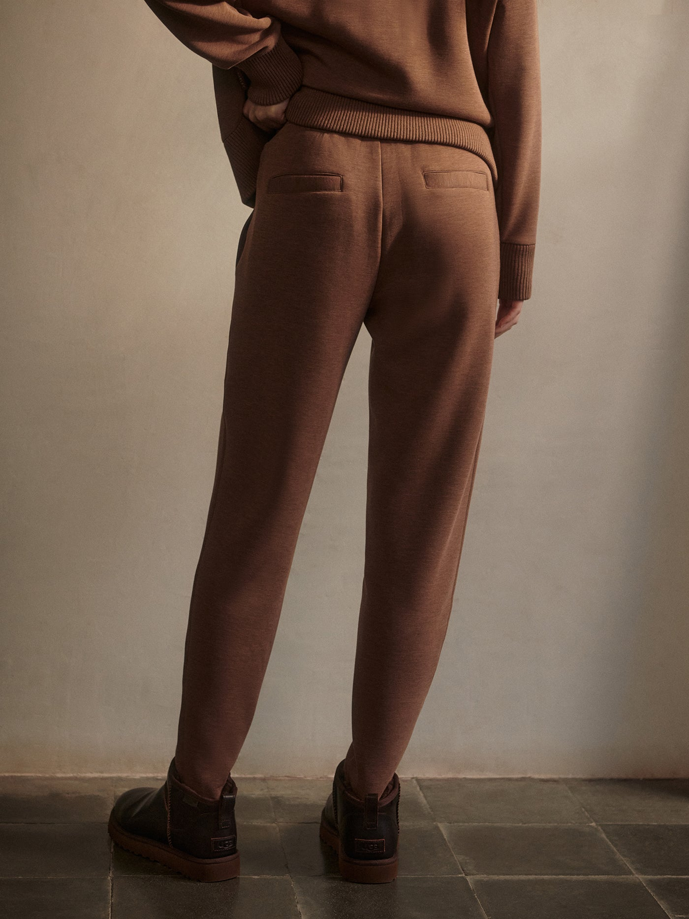 Varley Slim Zip Hem Pant 29.5 - Golden Bronze Marl