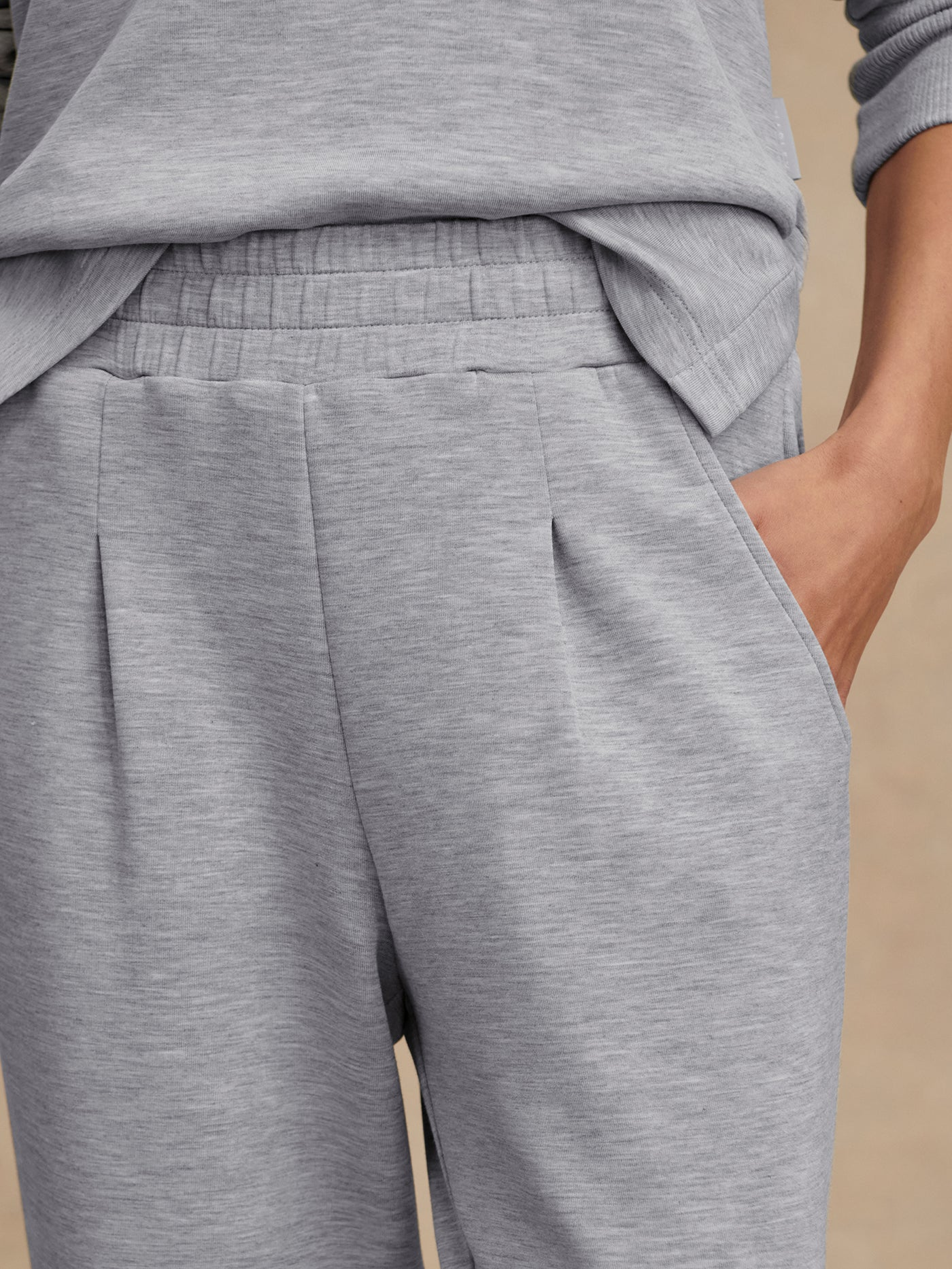 Varley The Rolled Cuff Pant 28.5” - Mid Blue Marl