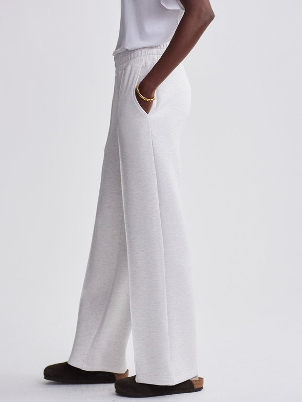 Varley Wide Leg Pant 30” - Ivory Marl Sleepwear - Other Sleepwear - Loungewear by Varley | Grace the Boutique