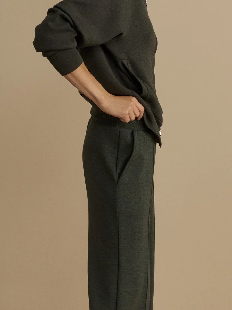 Varley Wide Leg Pant 30 - Olive Marl