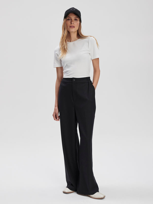 Varley Winnie Wide Leg 31.5” - Black Clothing - Bottoms - Pants - Dressy by Varley | Grace the Boutique