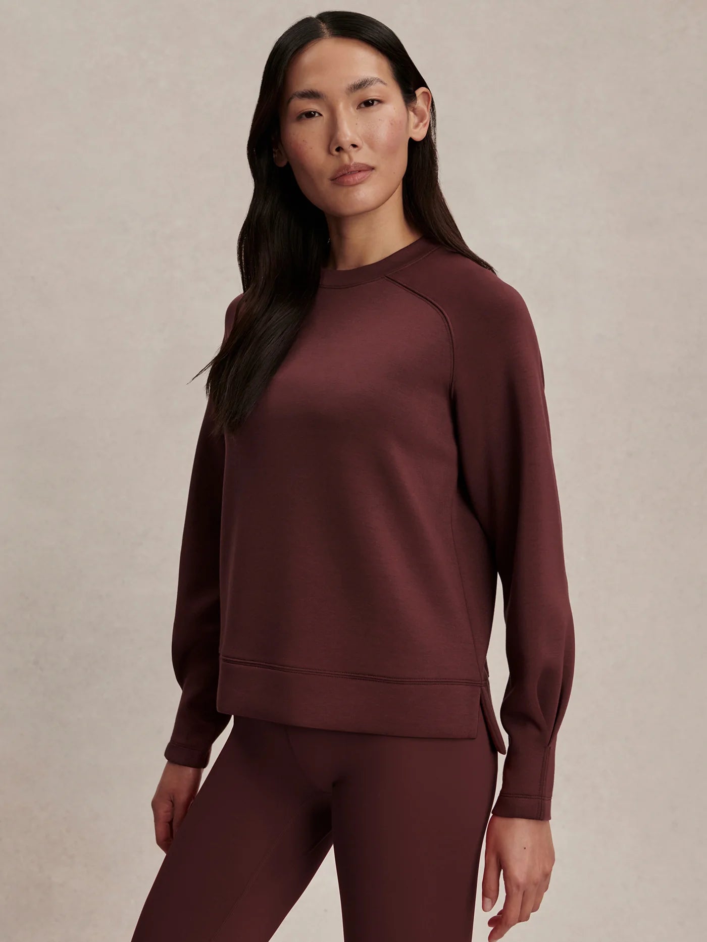 Varley Zosia Crew Neck Midlayer - Sassafras