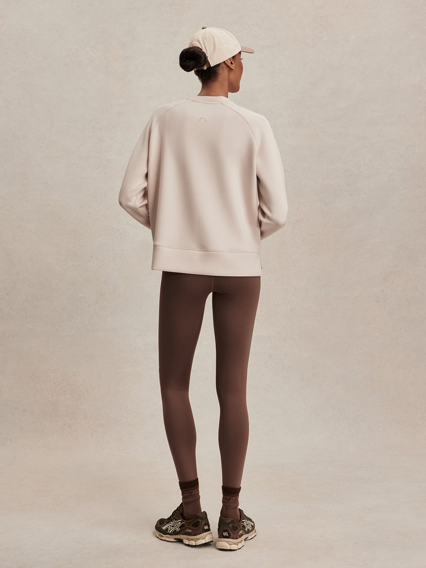 Varley Zosia Crew Neck Midlayer - Silver Grey