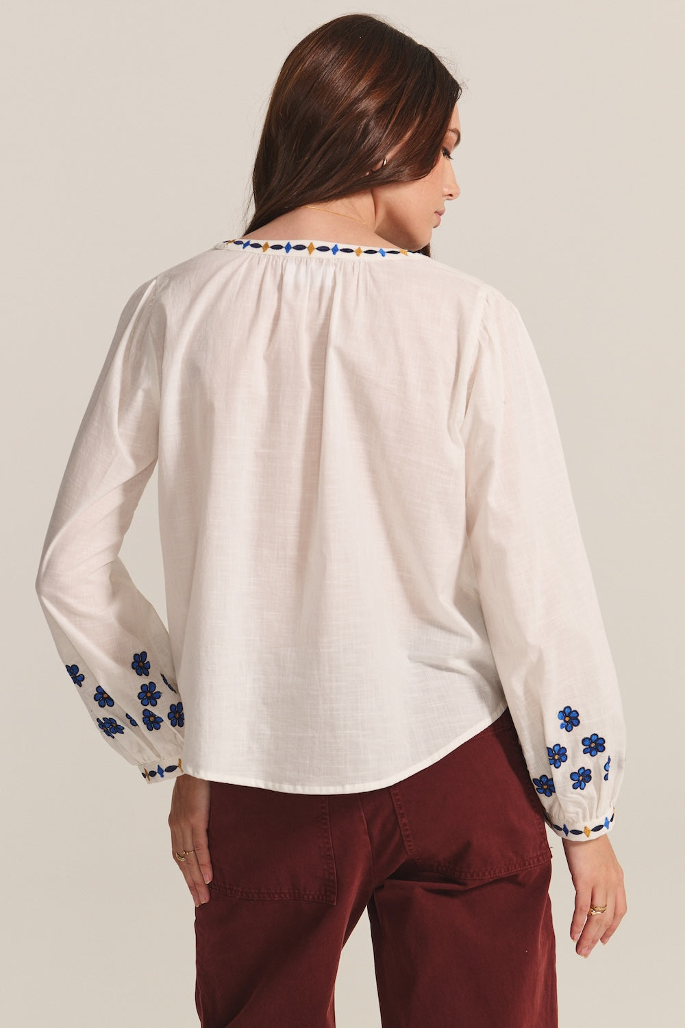Velvet Amani Top - Cream