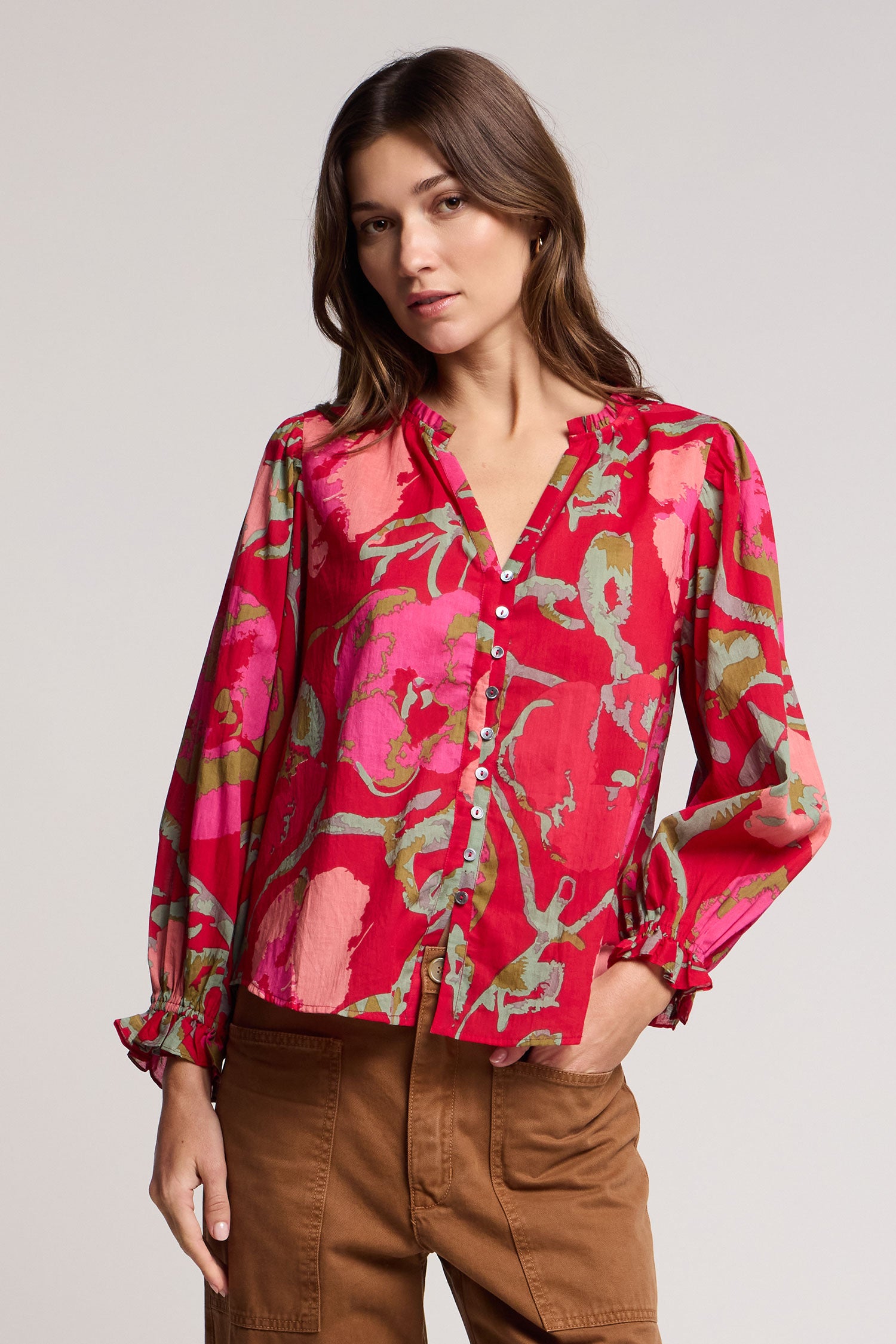 Velvet Avena Printed Blouse - Multi