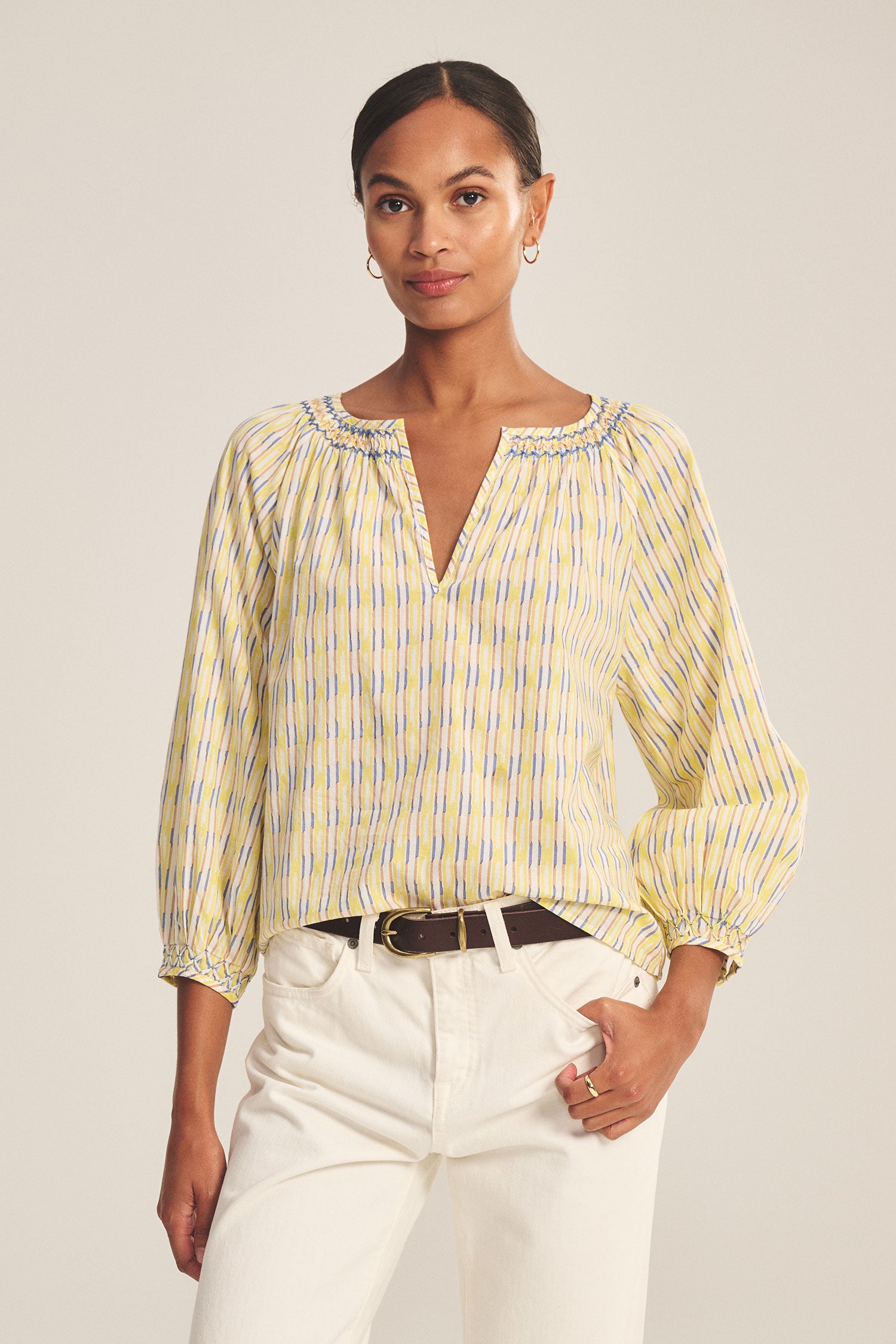 Velvet Campbell Blouse - Buttercup