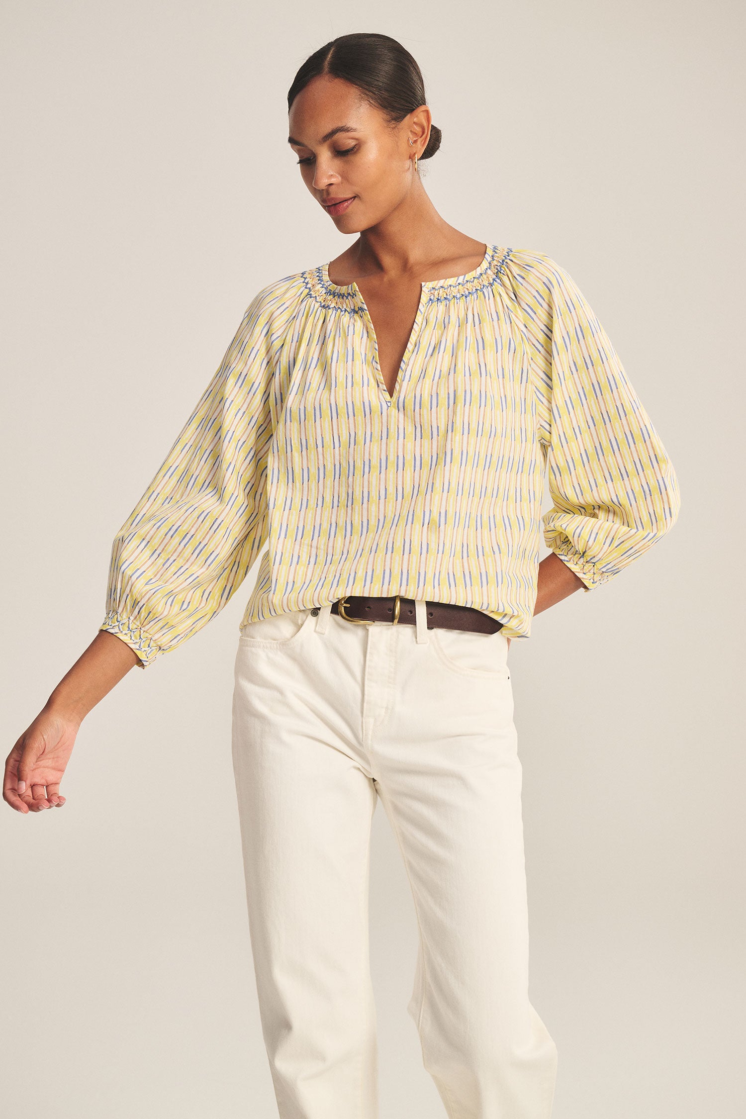 Velvet Campbell Blouse - Buttercup