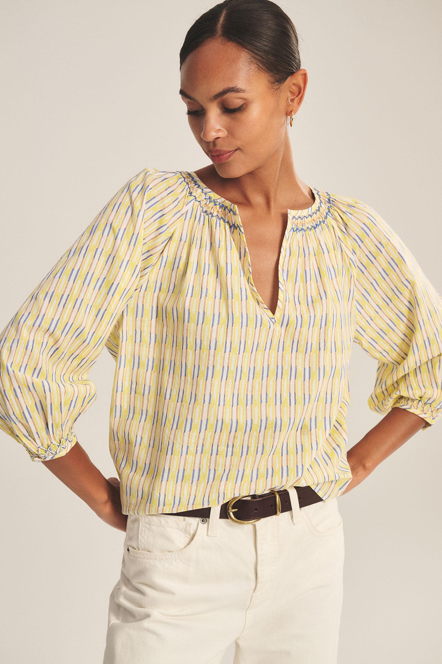 Velvet Campbell Blouse - Buttercup
