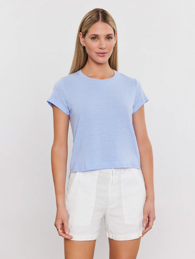 Velvet Casey Linen Tee - Chill Clothing - Tops - Shirts - SS Knits by Velvet | Grace the Boutique