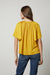 Velvet Larsa Lux Slub Flutter Sleeve - Gold Clothing - Tops - Shirts - Blouses - Blouses Top Price by Velvet | Grace the Boutique