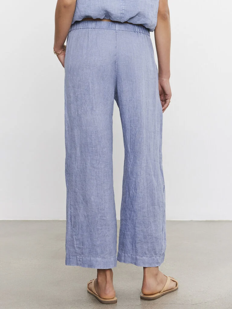 Velvet Lola Linen Pant - Blue Haze Clothing - Bottoms - Pants - Dressy by Velvet | Grace the Boutique