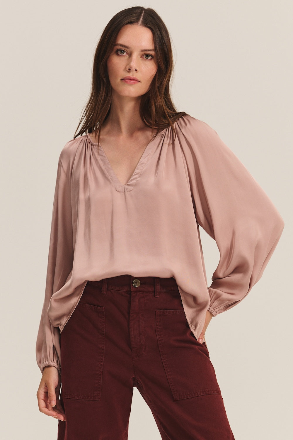 Velvet Lyla Top - Rose Gold