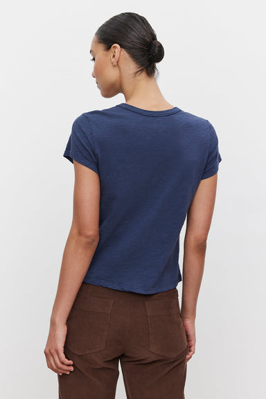 Velvet Marie Round Neck Tee - Blue Chip Clothing - Tops - Shirts - SS Knits by Velvet | Grace the Boutique