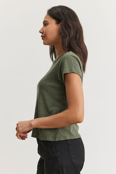 Velvet Originals Round Neck Tee - Marsh Clothing - Tops - Shirts - SS Knits by Velvet | Grace the Boutique