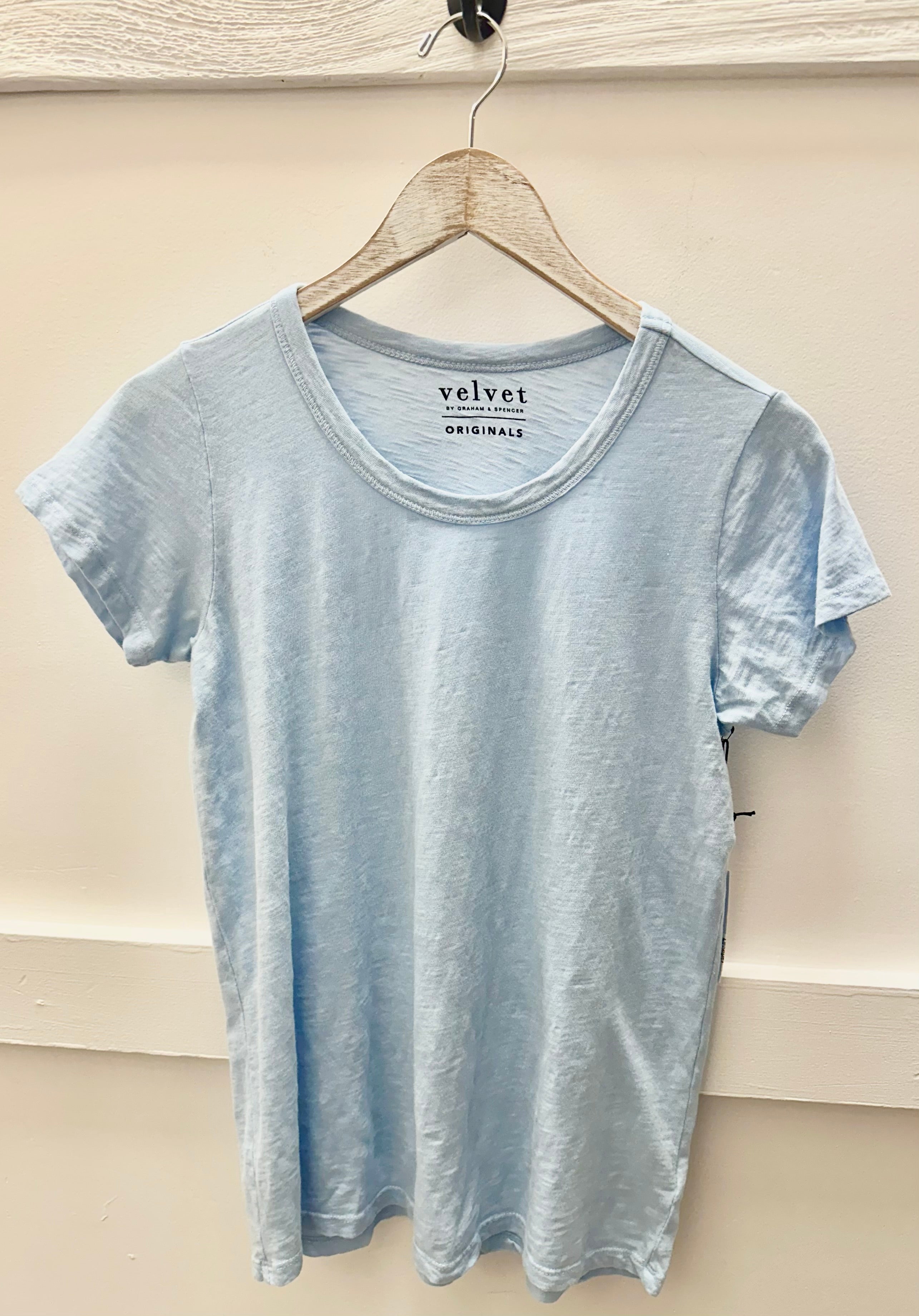 Velvet Originals Tilly Crew - Dewdrop Clothing - Tops - Shirts - SS Knits by Velvet | Grace the Boutique