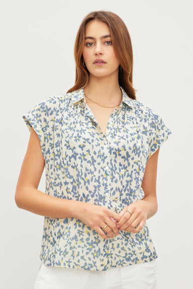 Velvet Paulette Floral Blouse - Multi Clothing - Tops - Shirts - Blouses - Blouses Top Price by Velvet | Grace the Boutique