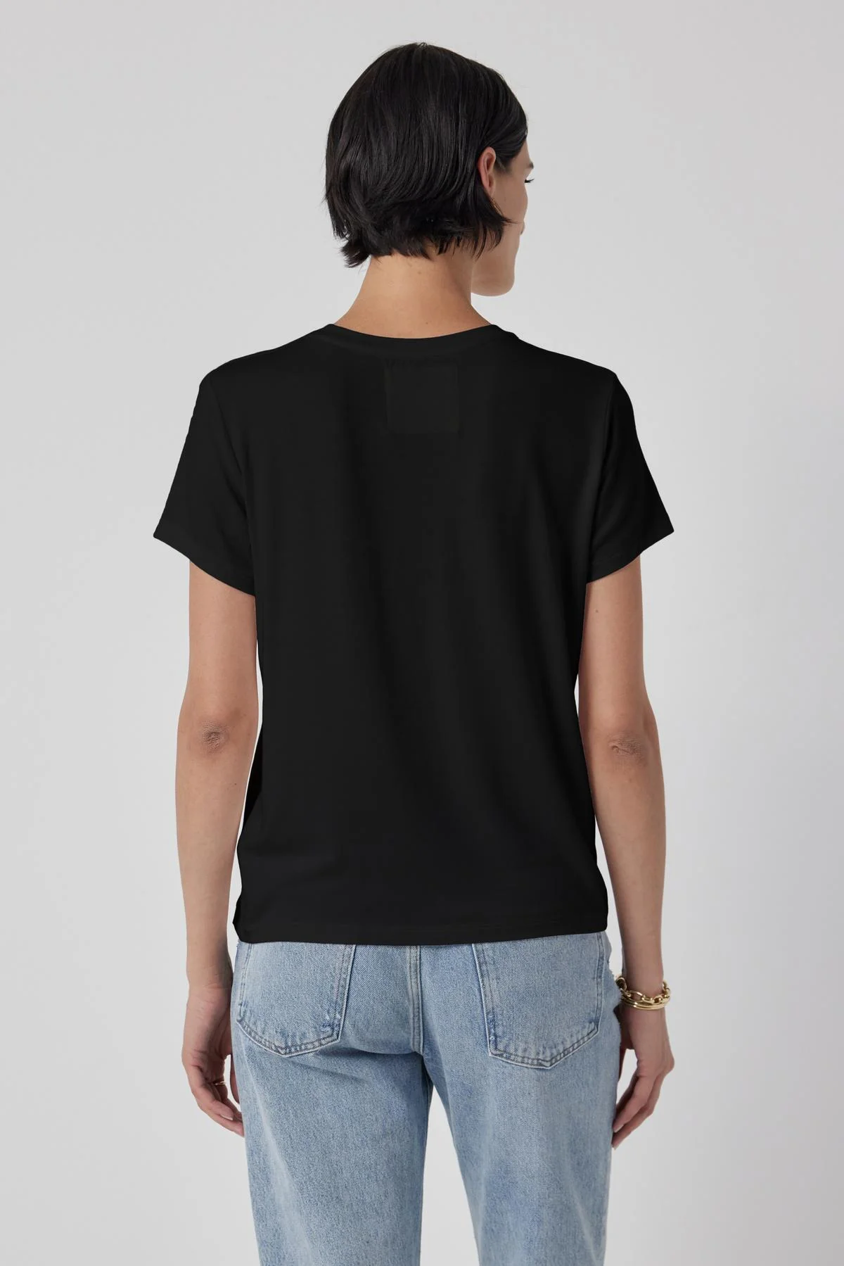 Velvet Solana Modal Jersey Tee - Black Clothing - Tops - Shirts - SS Knits by Velvet | Grace the Boutique