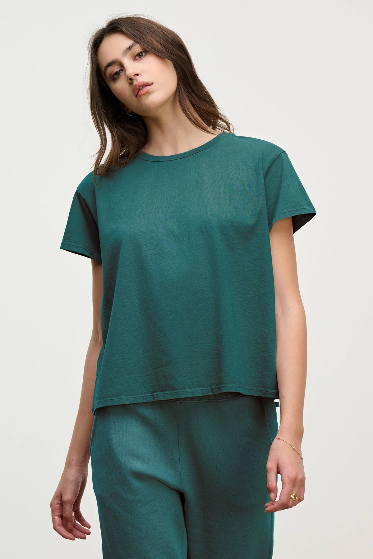 Velvet Topanga Organic Jersey Top - Mallard