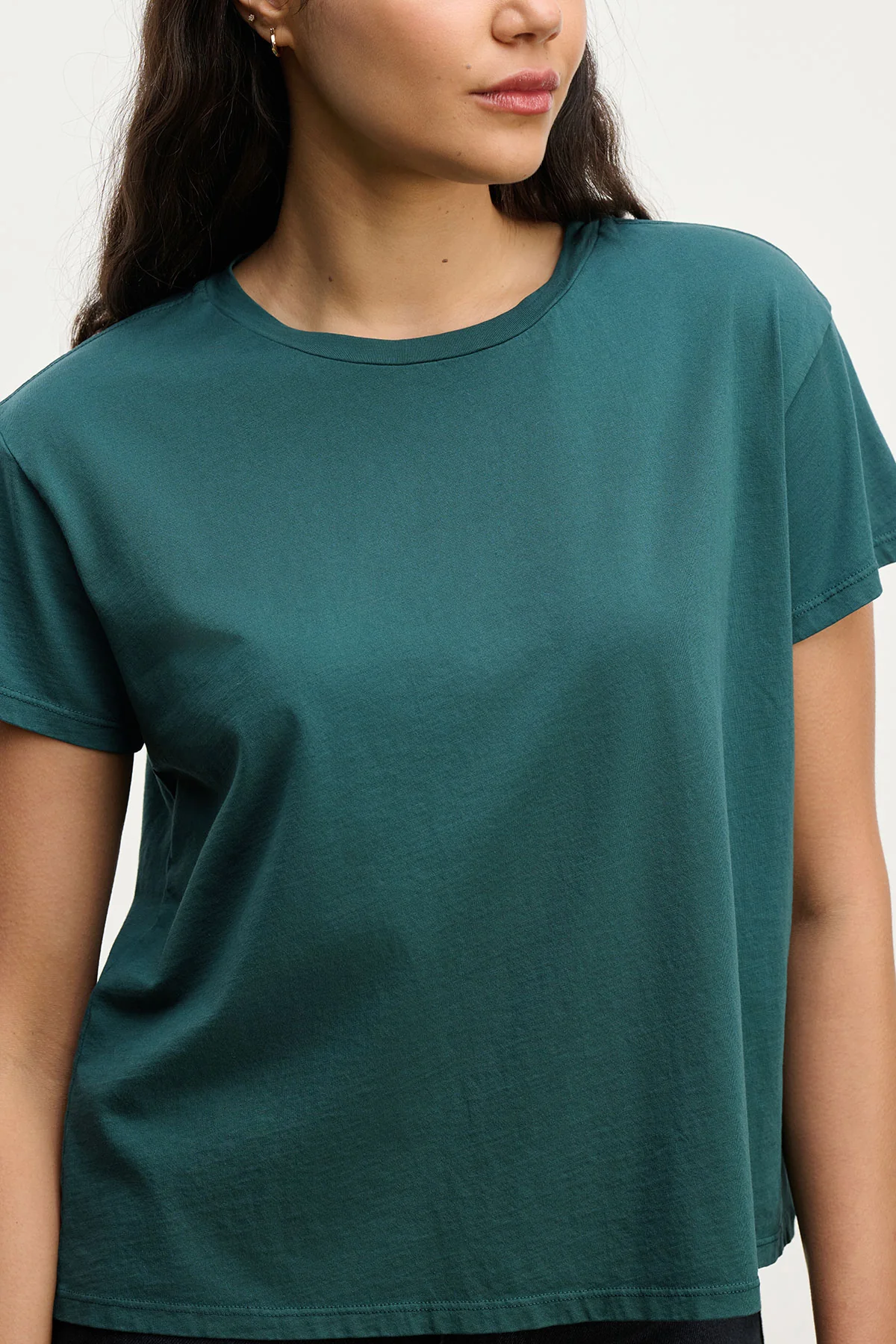 Velvet Topanga Organic Jersey Top - Mallard