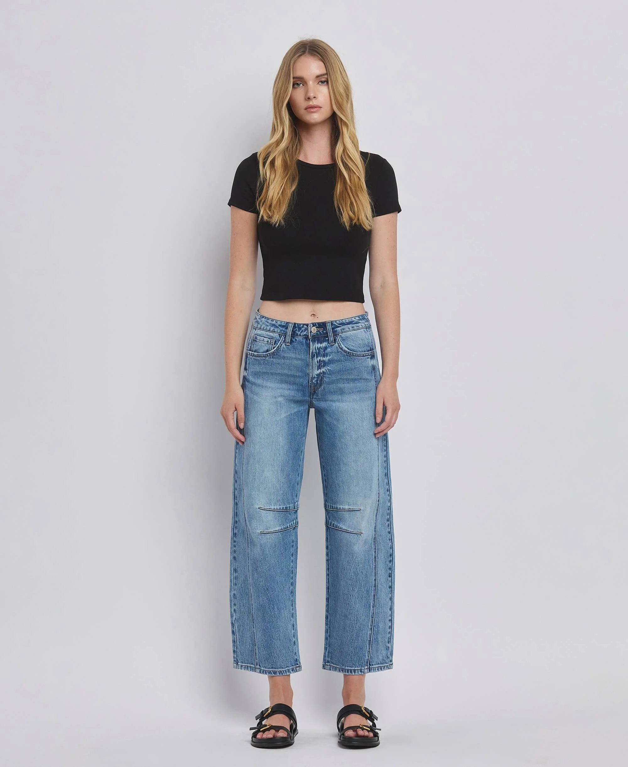 Vervet Barrel Jeans - Tingle Clothing - Bottoms - Denim - Opening by Vervet | Grace the Boutique