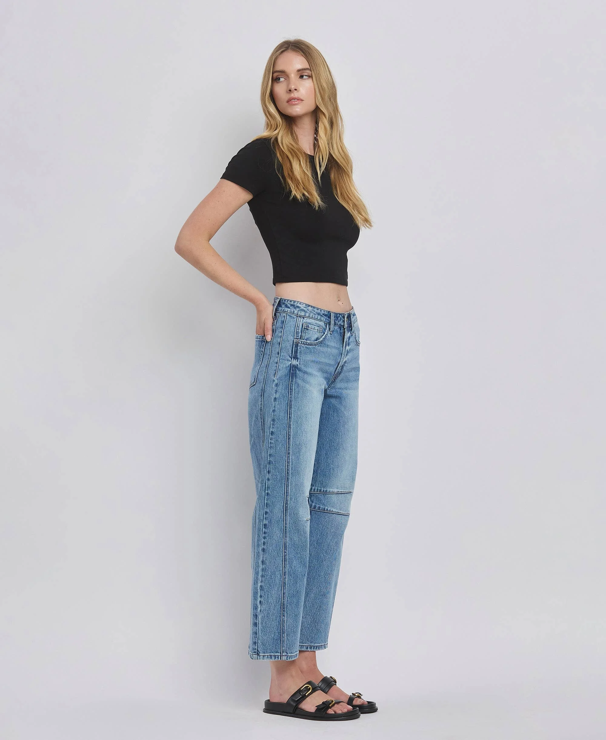 Vervet Barrel Jeans - Tingle Clothing - Bottoms - Denim - Opening by Vervet | Grace the Boutique