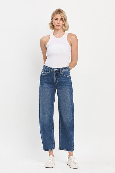 Vervet High Rise Barrel Jean - Reasonable Clothing - Bottoms - Denim - Opening by Vervet | Grace the Boutique