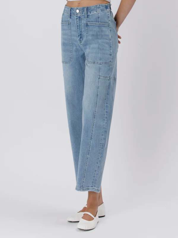 Vervet High Rise Barrel Jeans - Accomplishments Clothing - Bottoms - Denim - Opening by Vervet | Grace the Boutique