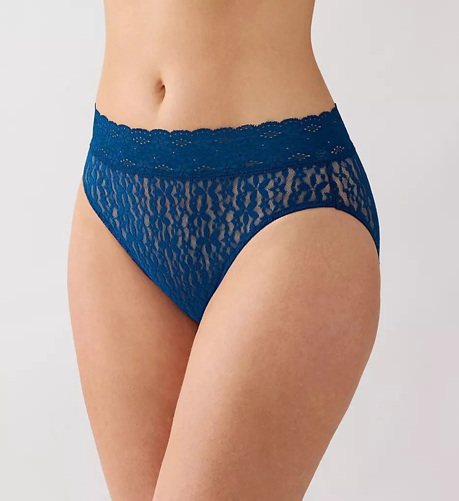 Wacoal Halo Lace Hi Cut - Poseidon