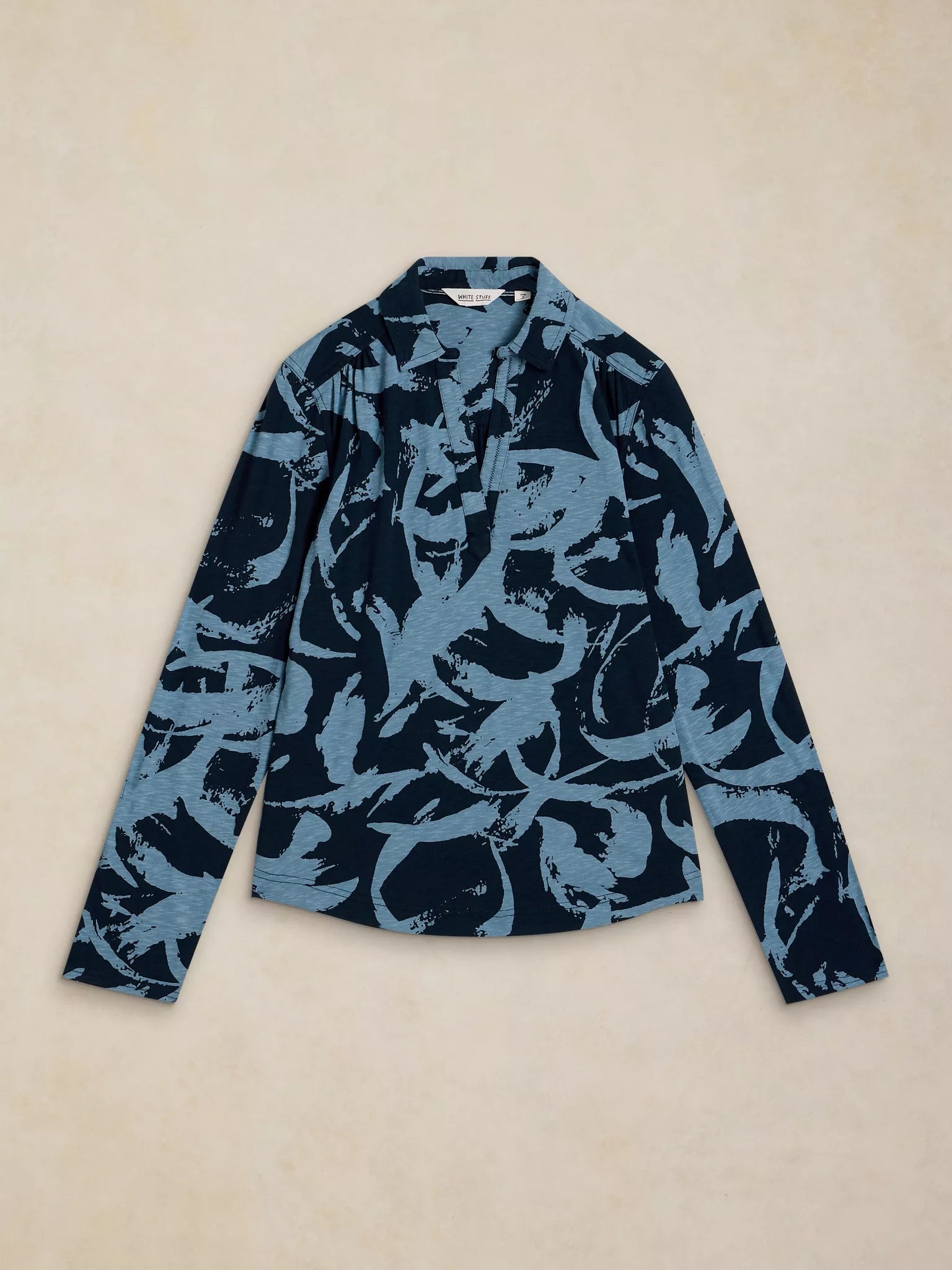 White Stuff Allie Shirt - Blue Print F26