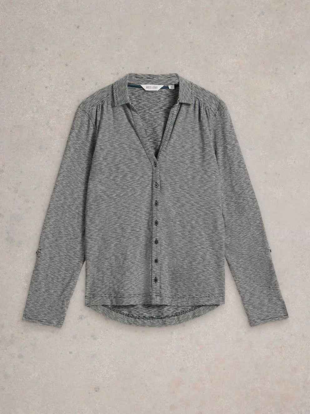 White Stuff Annie Stripe Shirt - Navy Multi