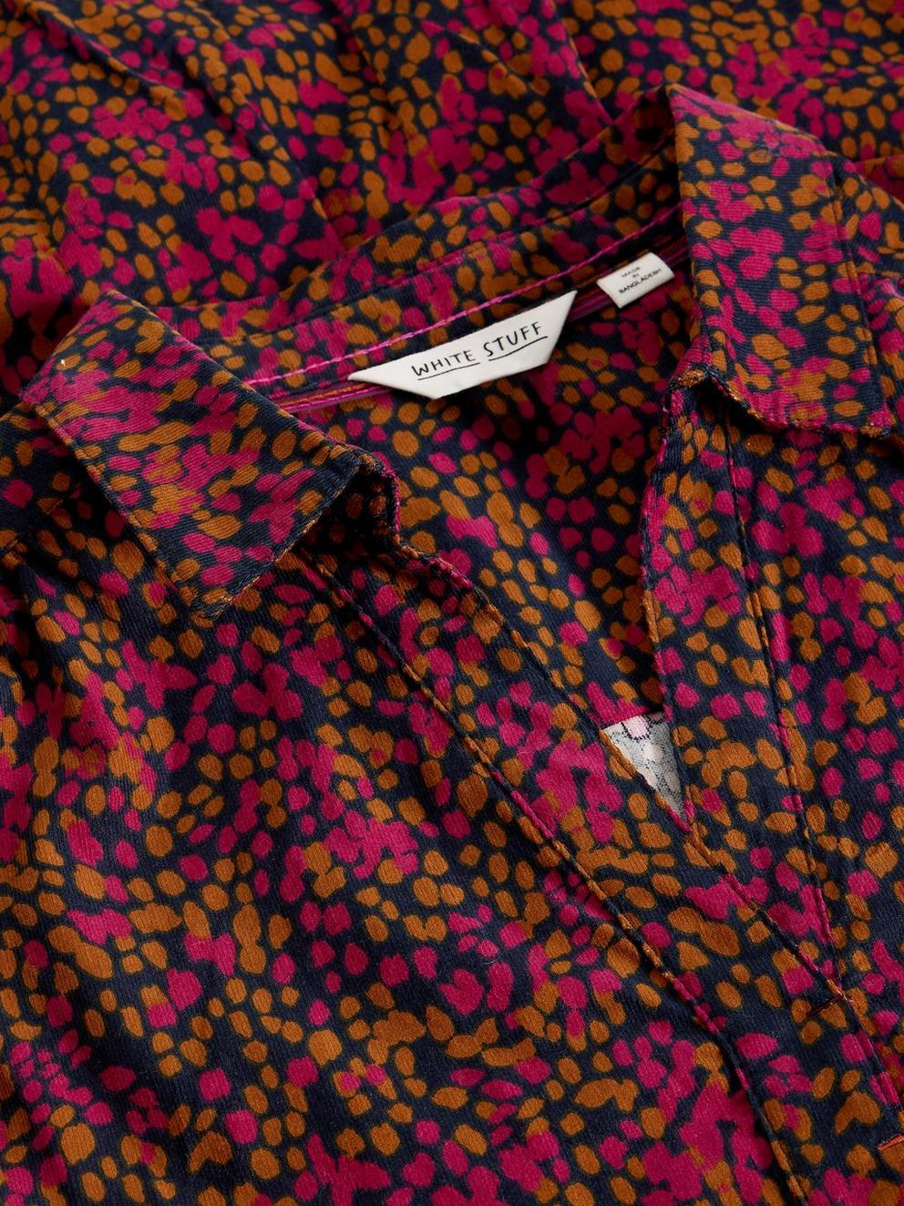 White Stuff Blake Cord Tunic - Pink Multi