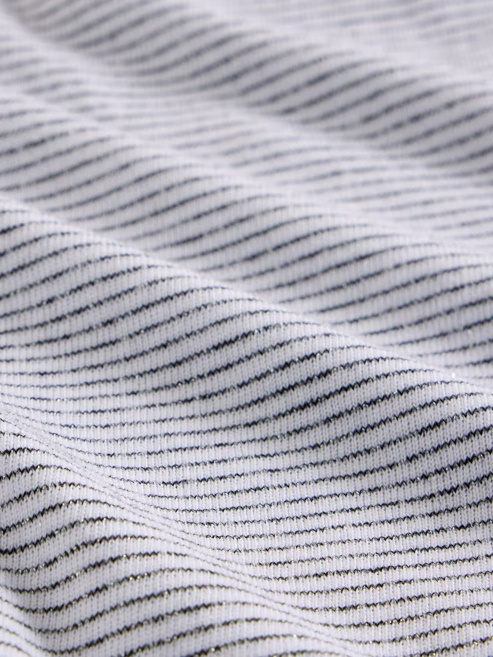 White Stuff Clara LS Sparkle Tee - Ivory Multi