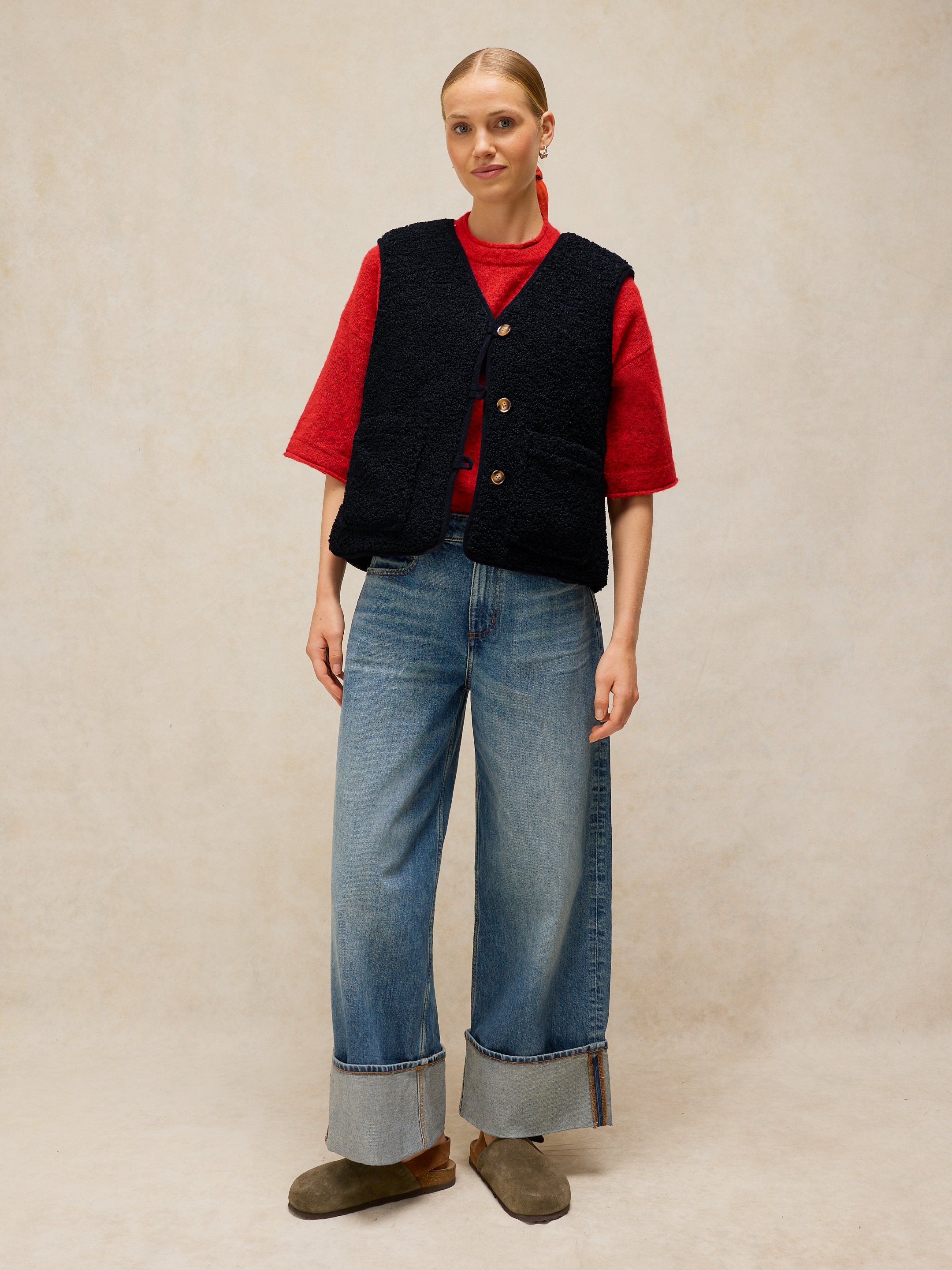 White Stuff Emery Vest - Dark Navy