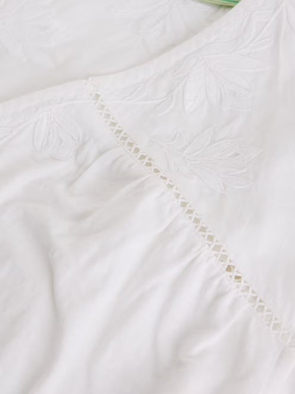 White Stuff Fliss Floral Top - White