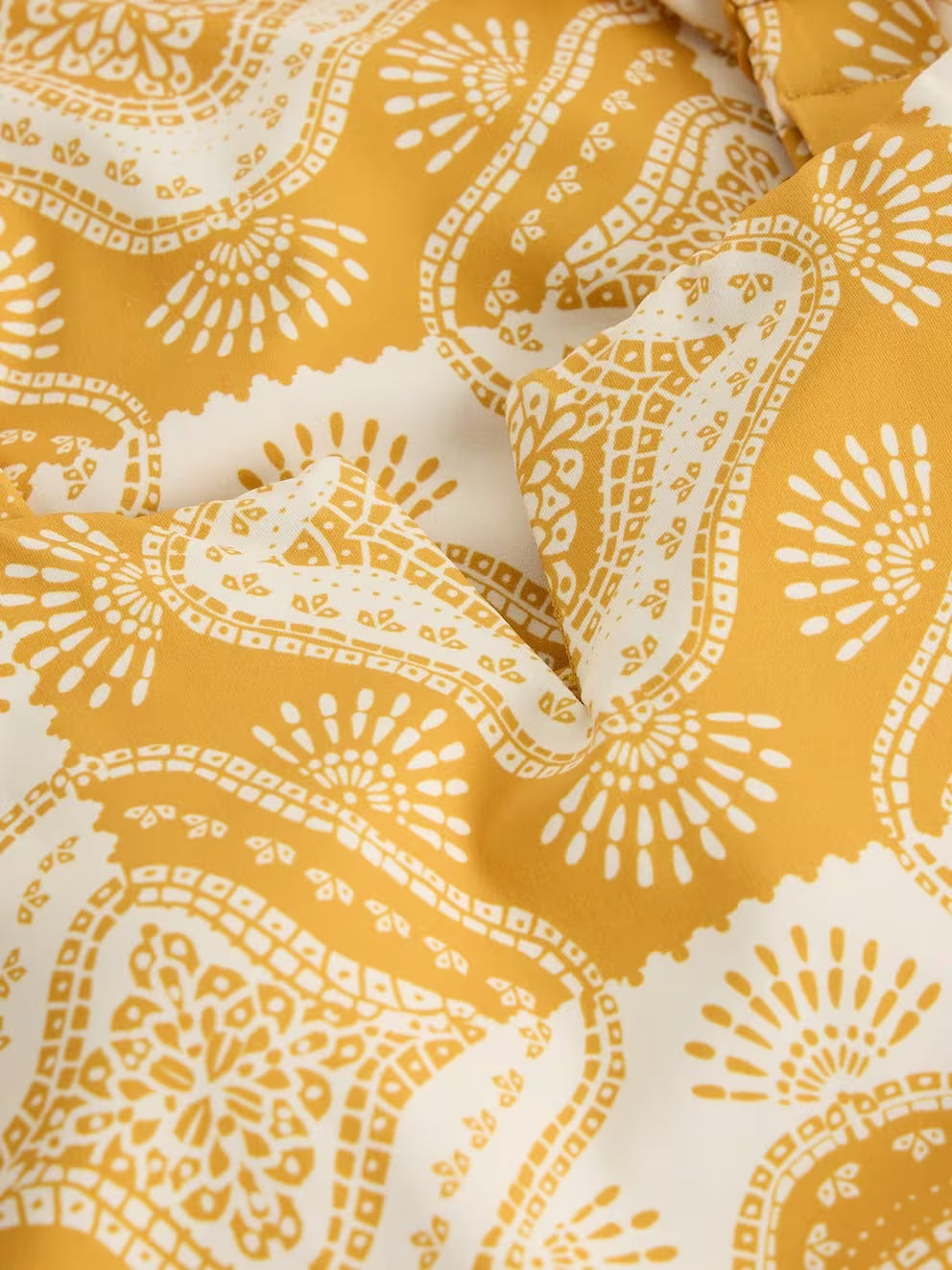 White Stuff Gabrielle Printed Swimsuit - Yellow Print