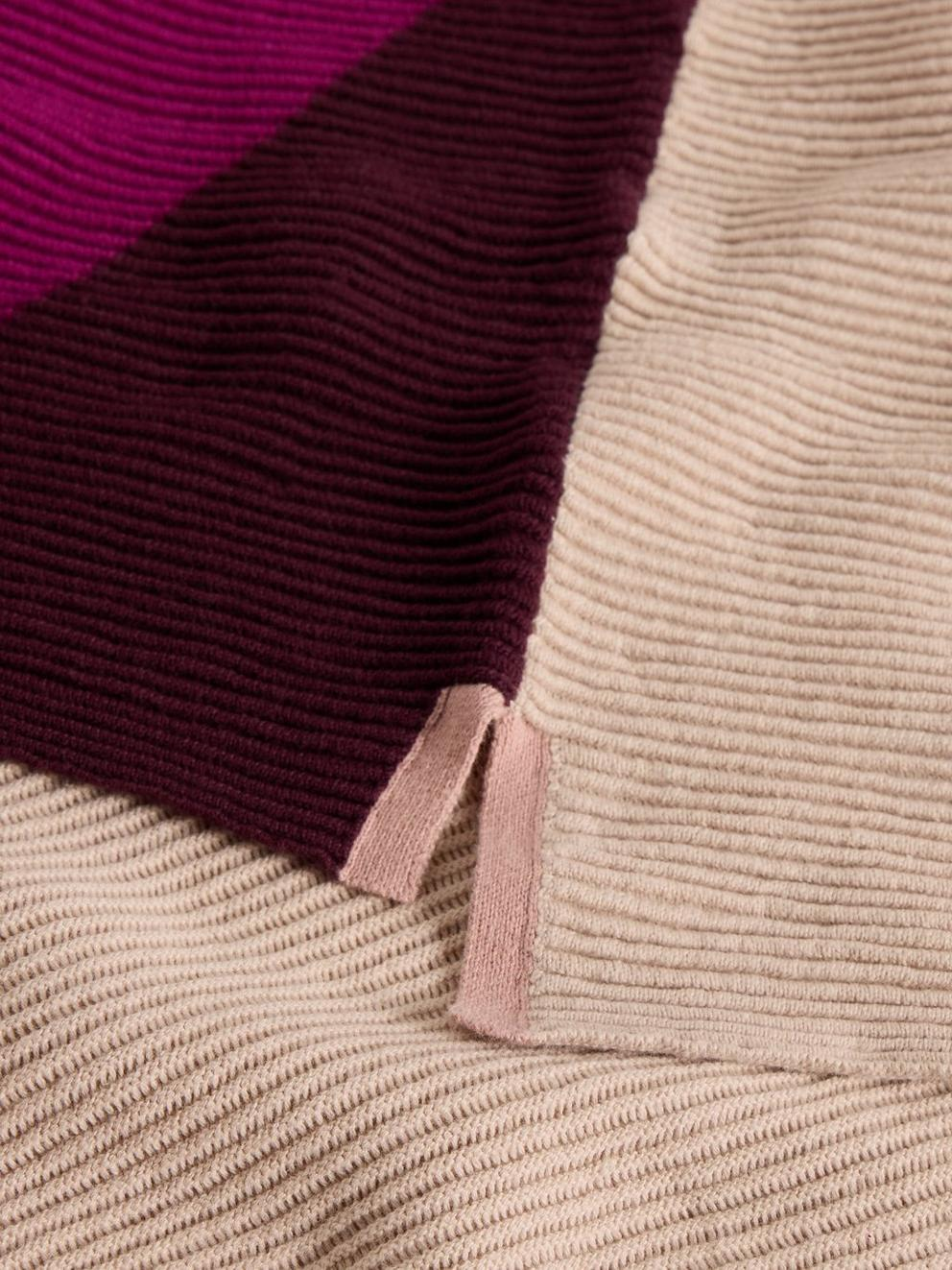 White Stuff Jana Colourblock Jumper - Purple