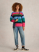 White Stuff Jana Stripe Jumper - Teal Multi Clothing - Tops - Sweaters - Pullovers by White Stuff | Grace the Boutique