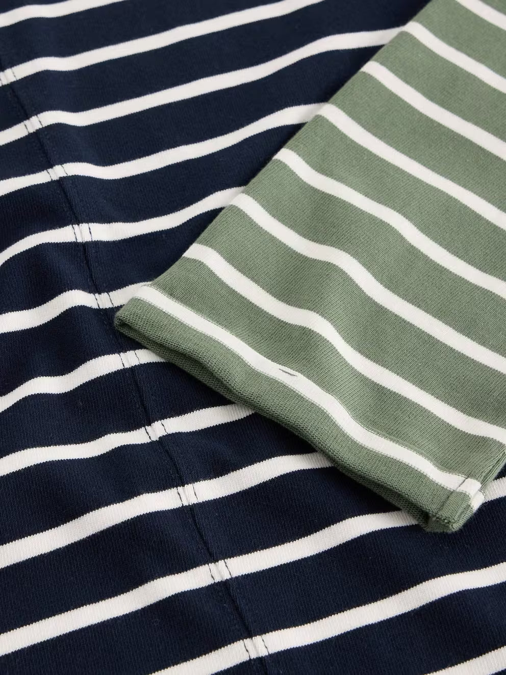White Stuff Kim Striped LS Tee - Navy Multi