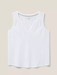 White Stuff Laila Tank - Brilliant White Clothing - Tops - Shirts - SS Knits - Sleeveless Knits by White Stuff | Grace the Boutique