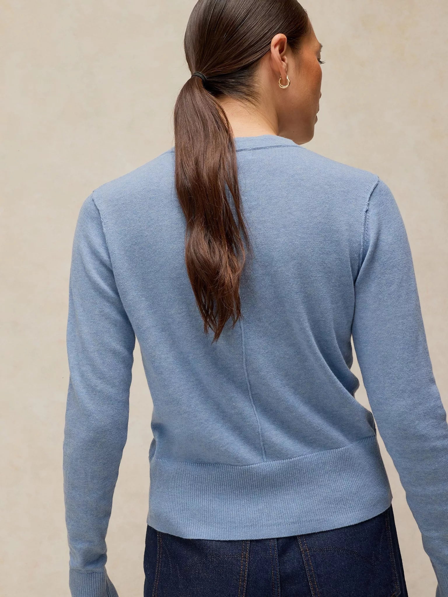 White Stuff Lois Cardi - Mid Blue