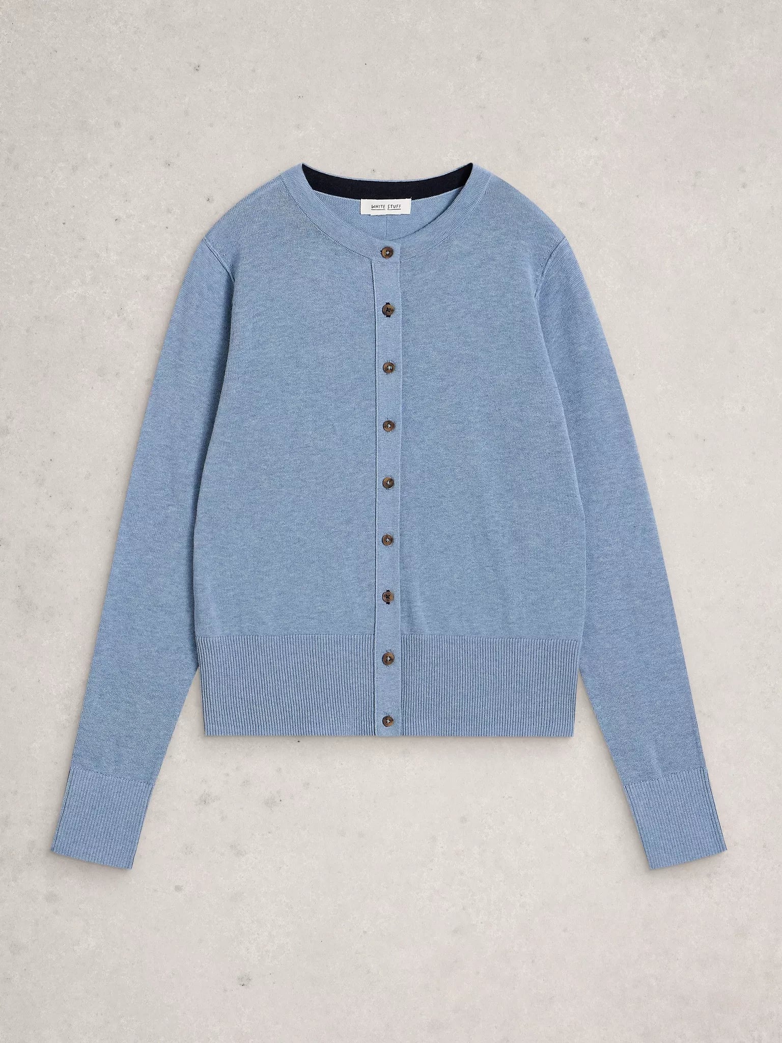 White Stuff Lois Cardi - Mid Blue