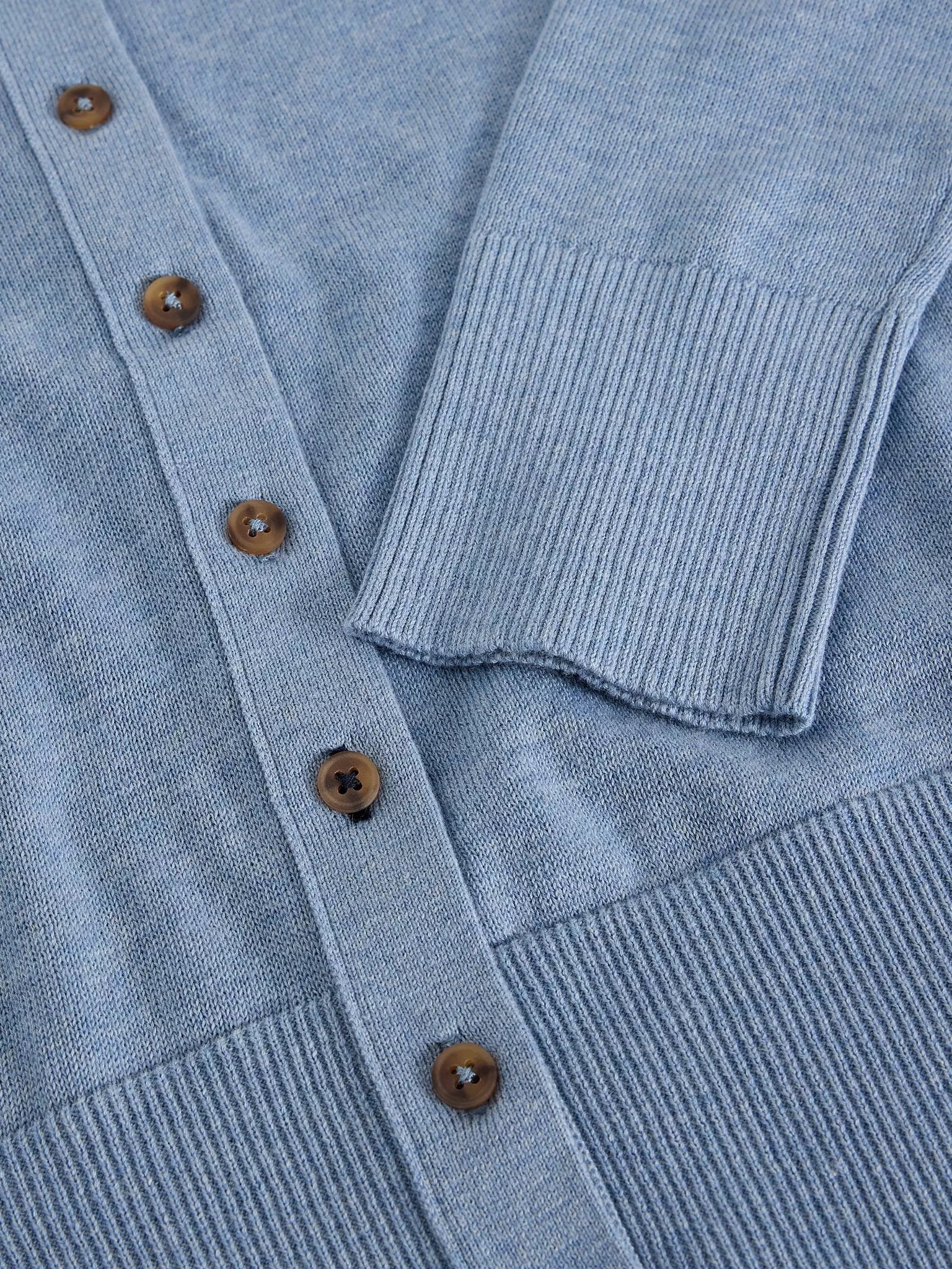 White Stuff Lois Cardi - Mid Blue