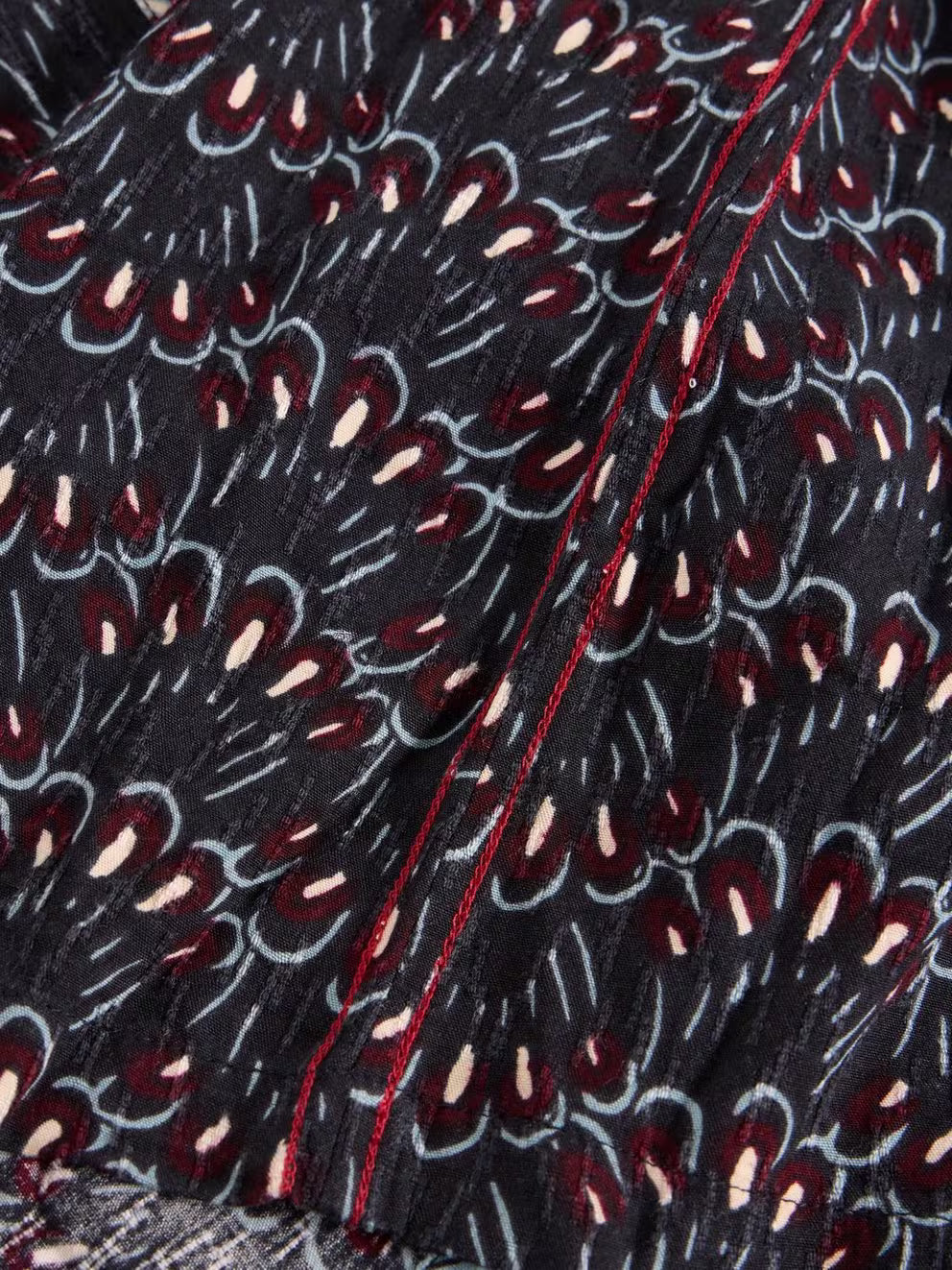 White Stuff May Mixed Print Top - Blue Multi