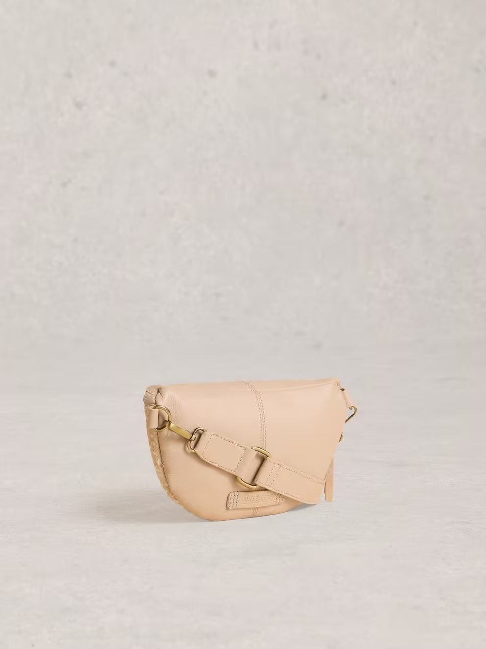 White Stuff Mini Sebby Leather Sling Bag - Nat. Multi