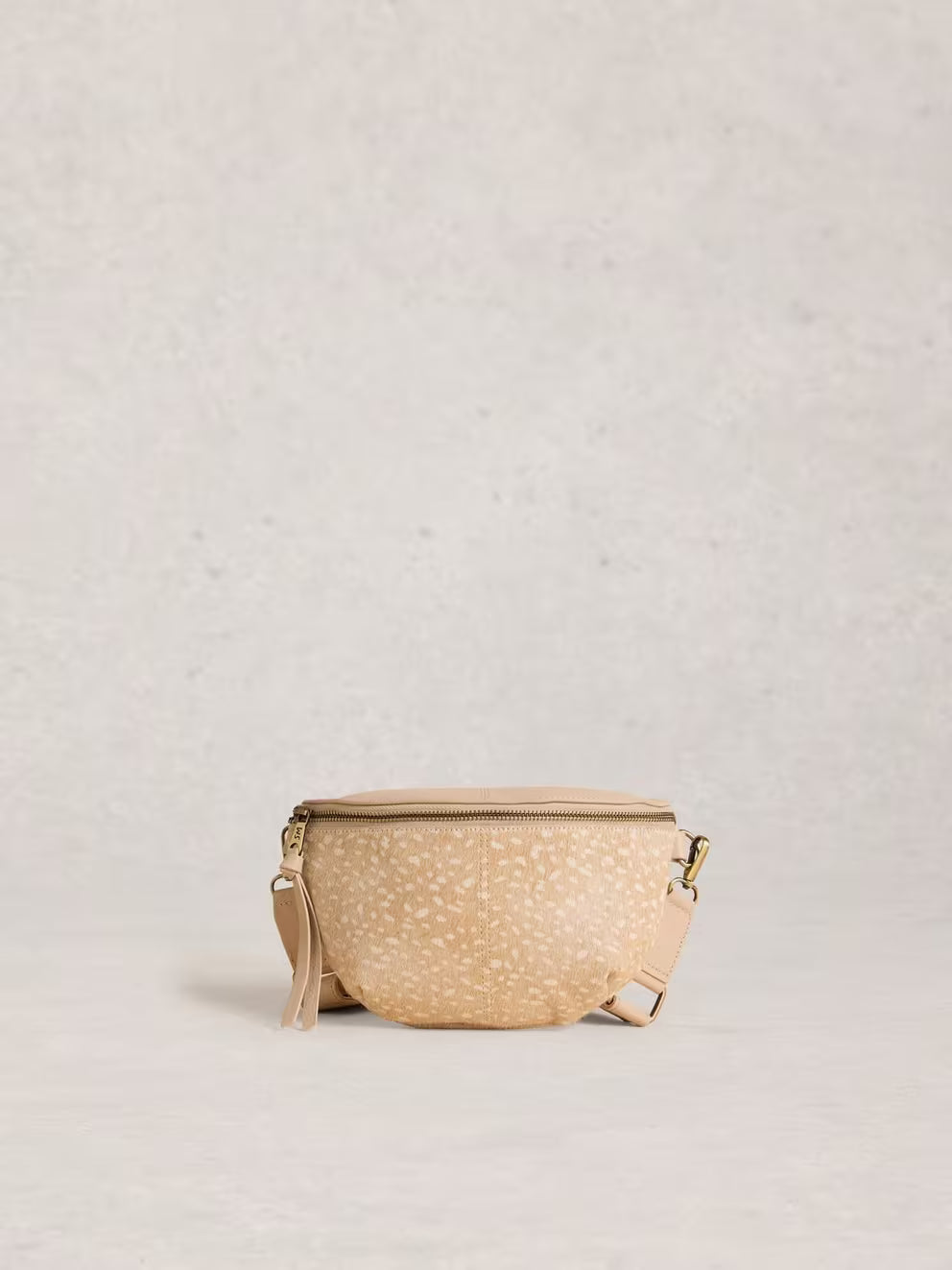 White Stuff Mini Sebby Leather Sling Bag - Nat. Multi