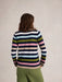 White Stuff Multi Stripe Crew Merino - Navy Multi Clothing - Tops - Sweaters - Pullovers by White Stuff | Grace the Boutique