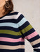 White Stuff Multi Stripe Crew Merino - Navy Multi Clothing - Tops - Sweaters - Pullovers by White Stuff | Grace the Boutique