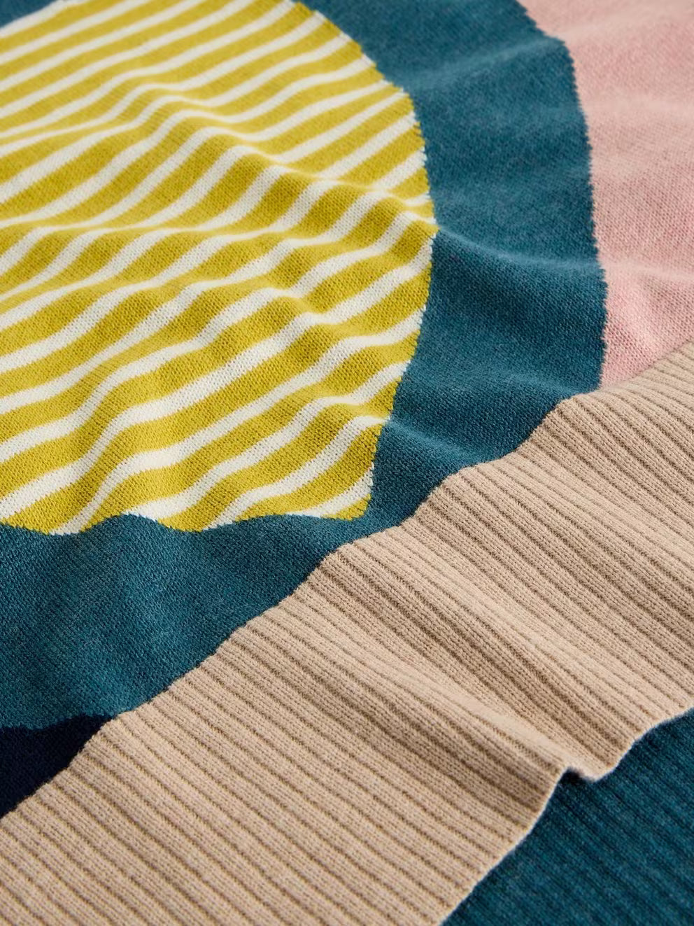 White Stuff Olive Heart Jumper - Blue Multi