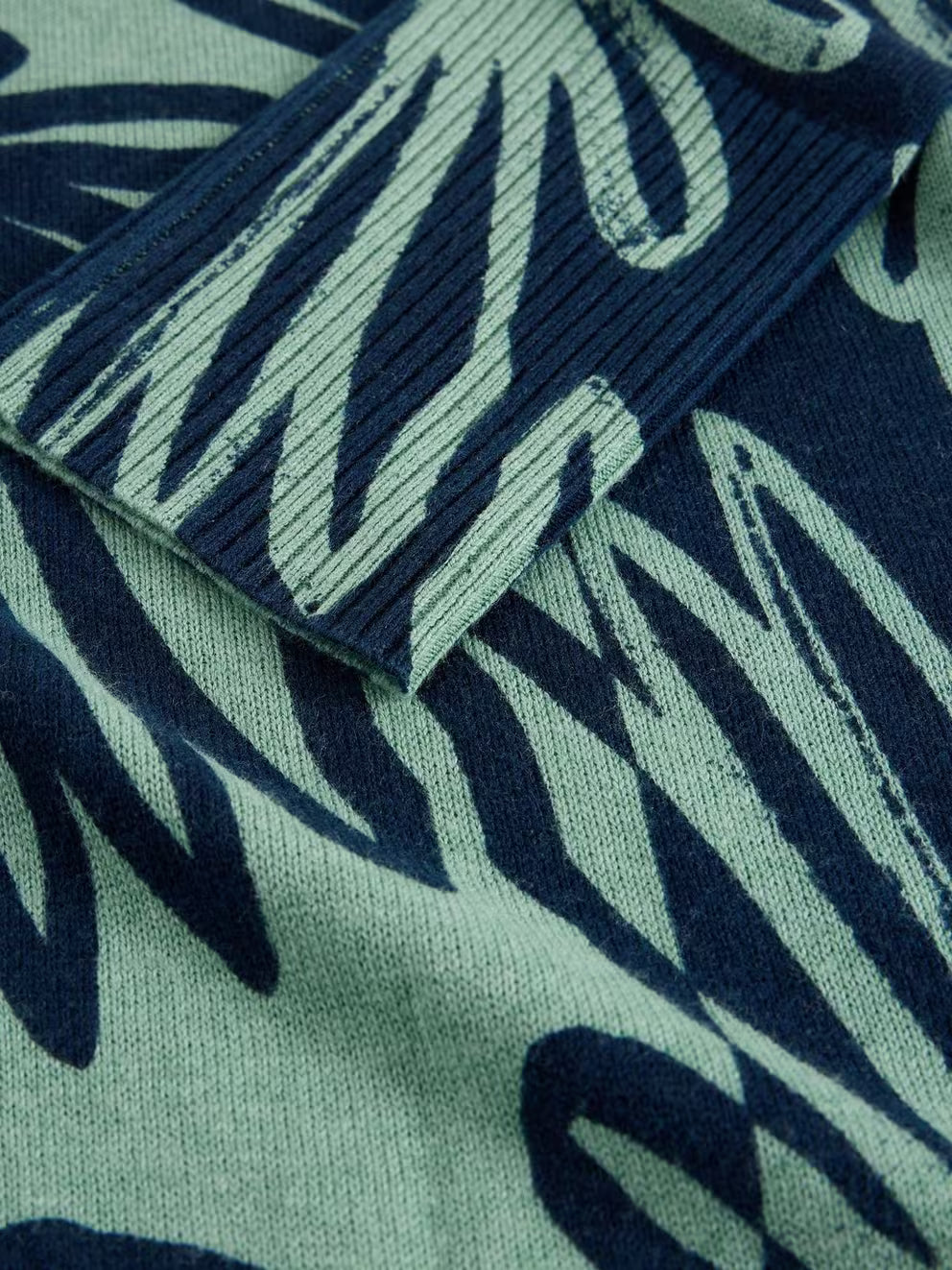 White Stuff Olive Print Jumper - Blue Print 26